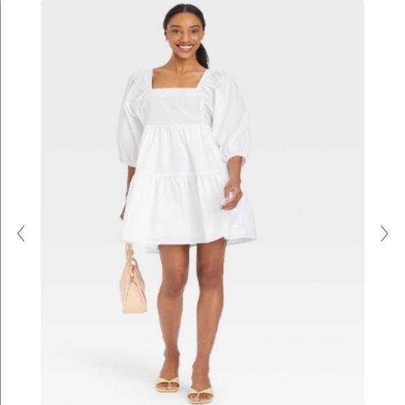 a new day puff sleeve dress - Picture 1 of 5